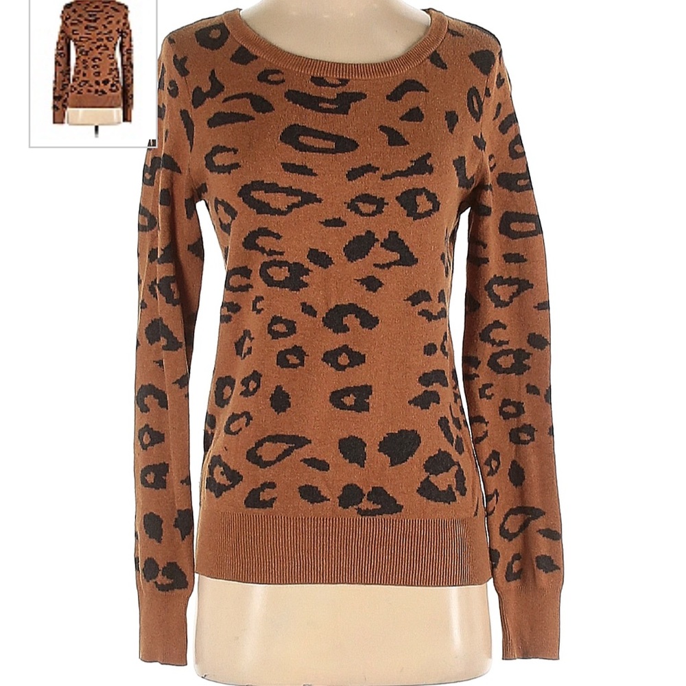 Cheetah Print Sweater